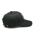 Hot Sales Wholesale Solid Color 100% Cotton Embroidery Baseball Cap with Metal Buckle